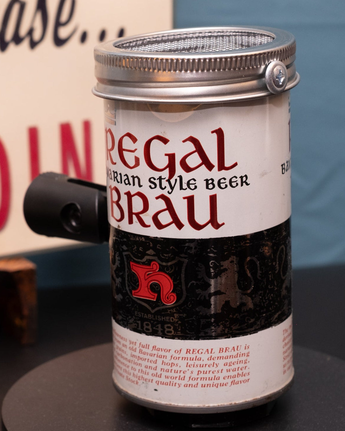 Lo Fi Beer Can Microphone - Regal Brau