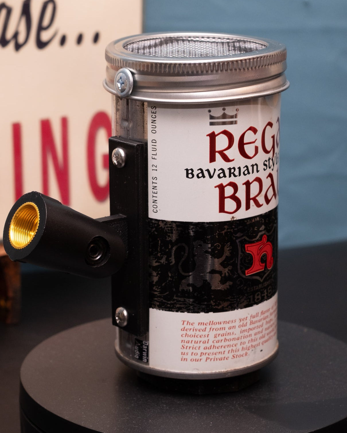 Lo Fi Beer Can Microphone - Regal Brau