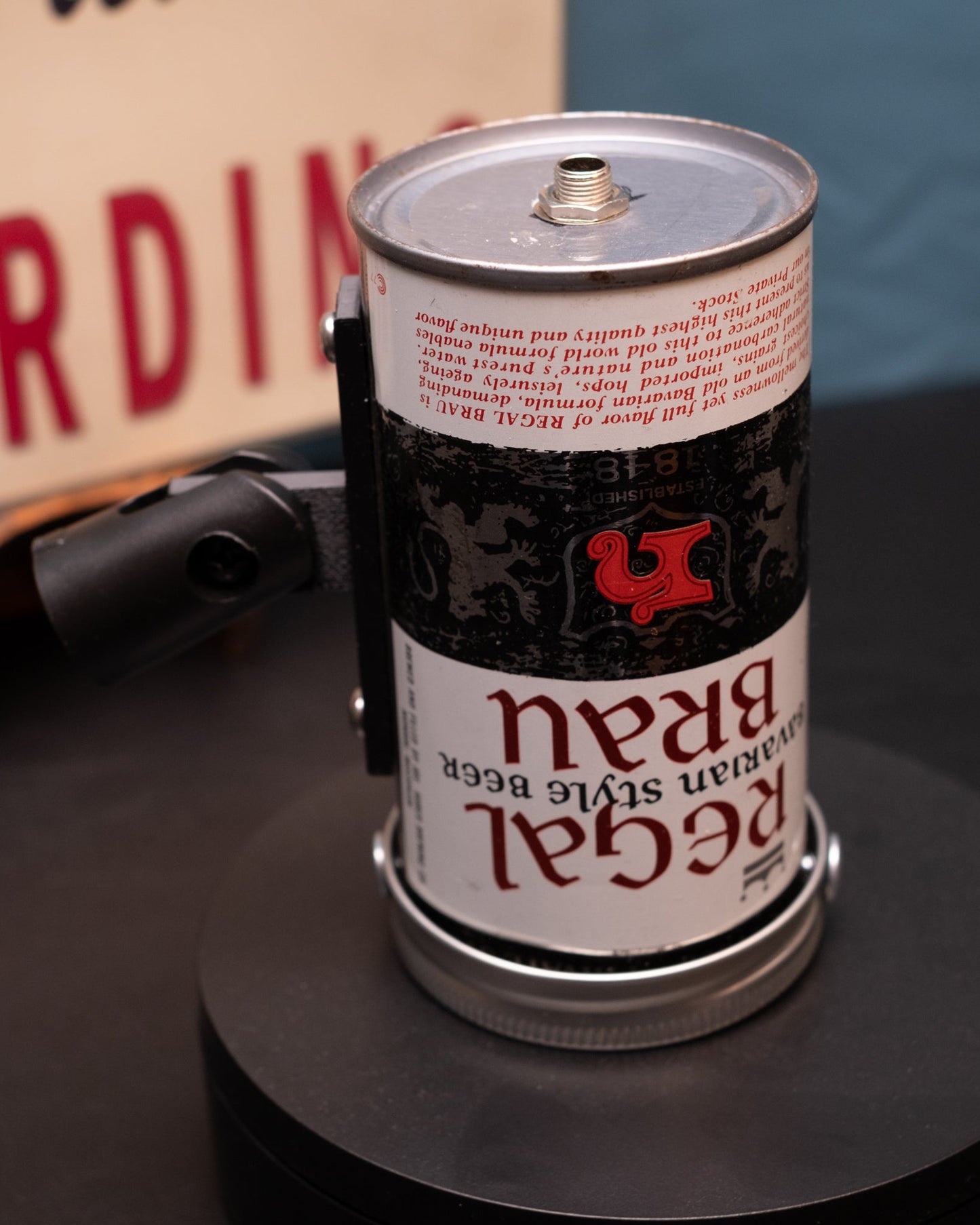 Lo Fi Beer Can Microphone - Regal Brau
