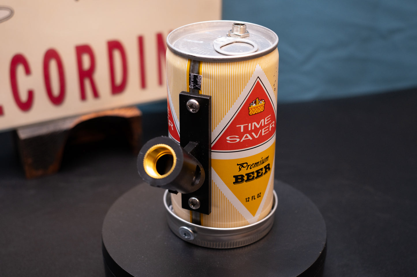 Lo Fi Beer Can Microphone - Time Saver