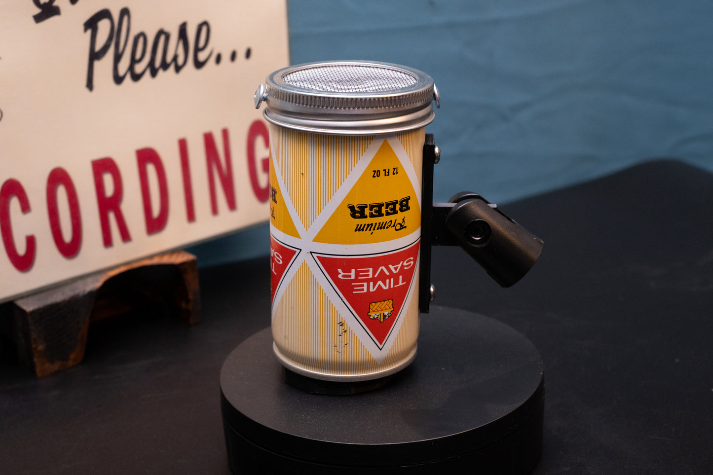 Lo Fi Beer Can Microphone - Time Saver