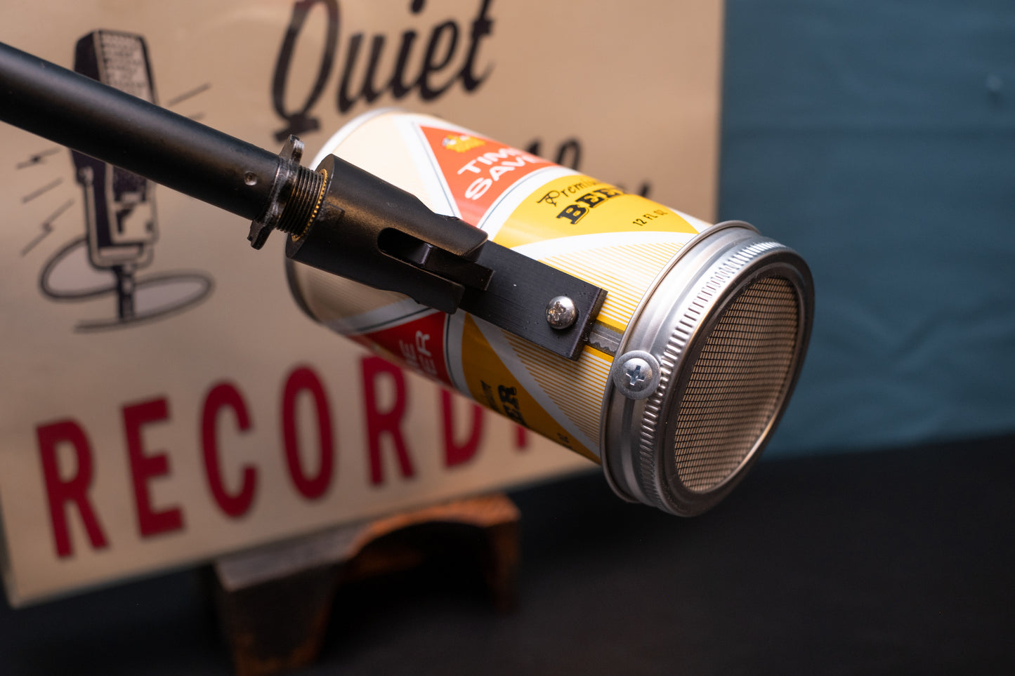 Lo Fi Beer Can Microphone - Time Saver