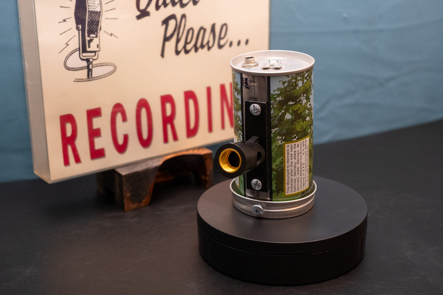 Lo Fi Beer Can Microphone - Minnesota Hermann's Monument
