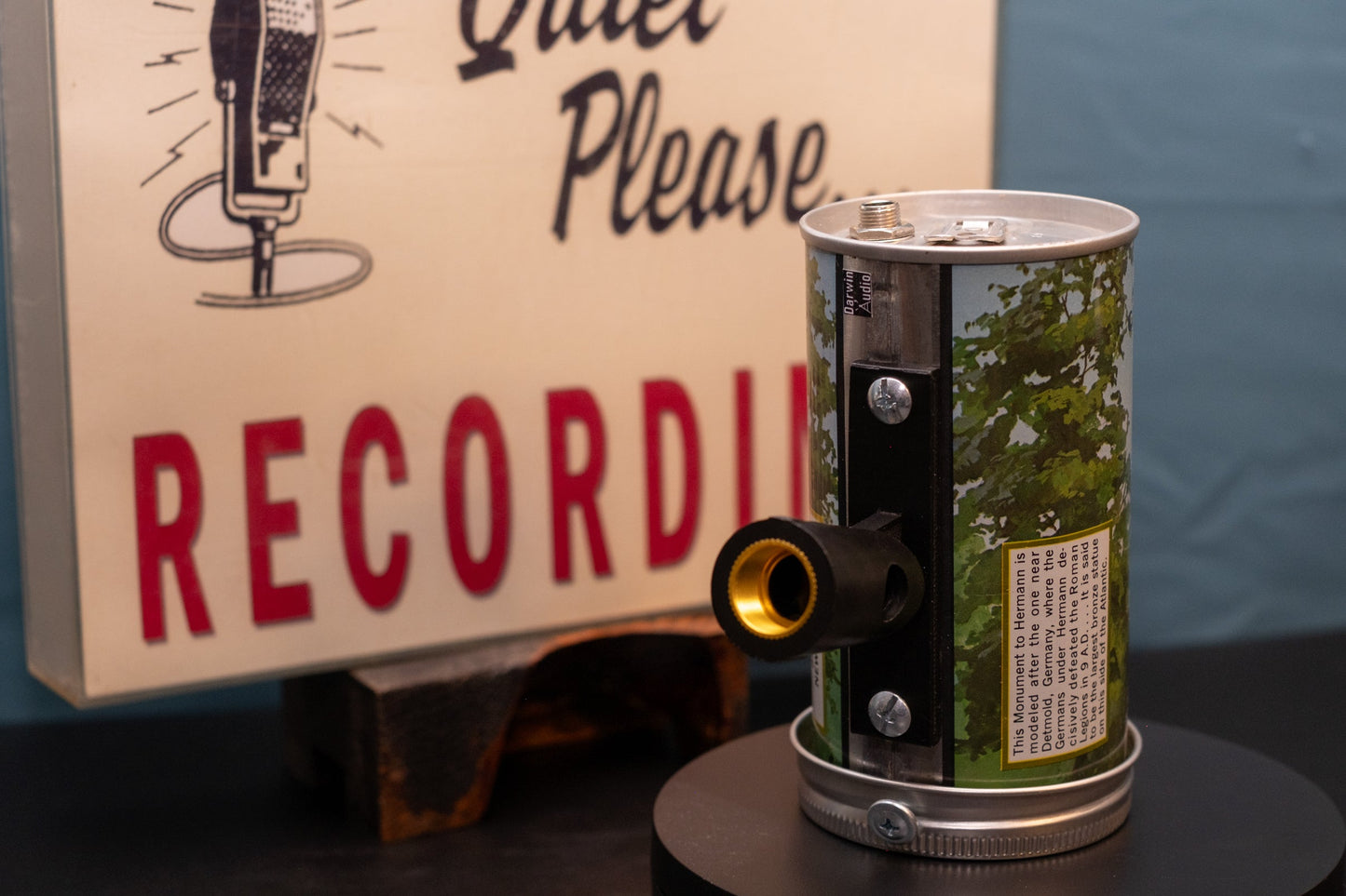 Lo Fi Beer Can Microphone - Minnesota Hermann's Monument