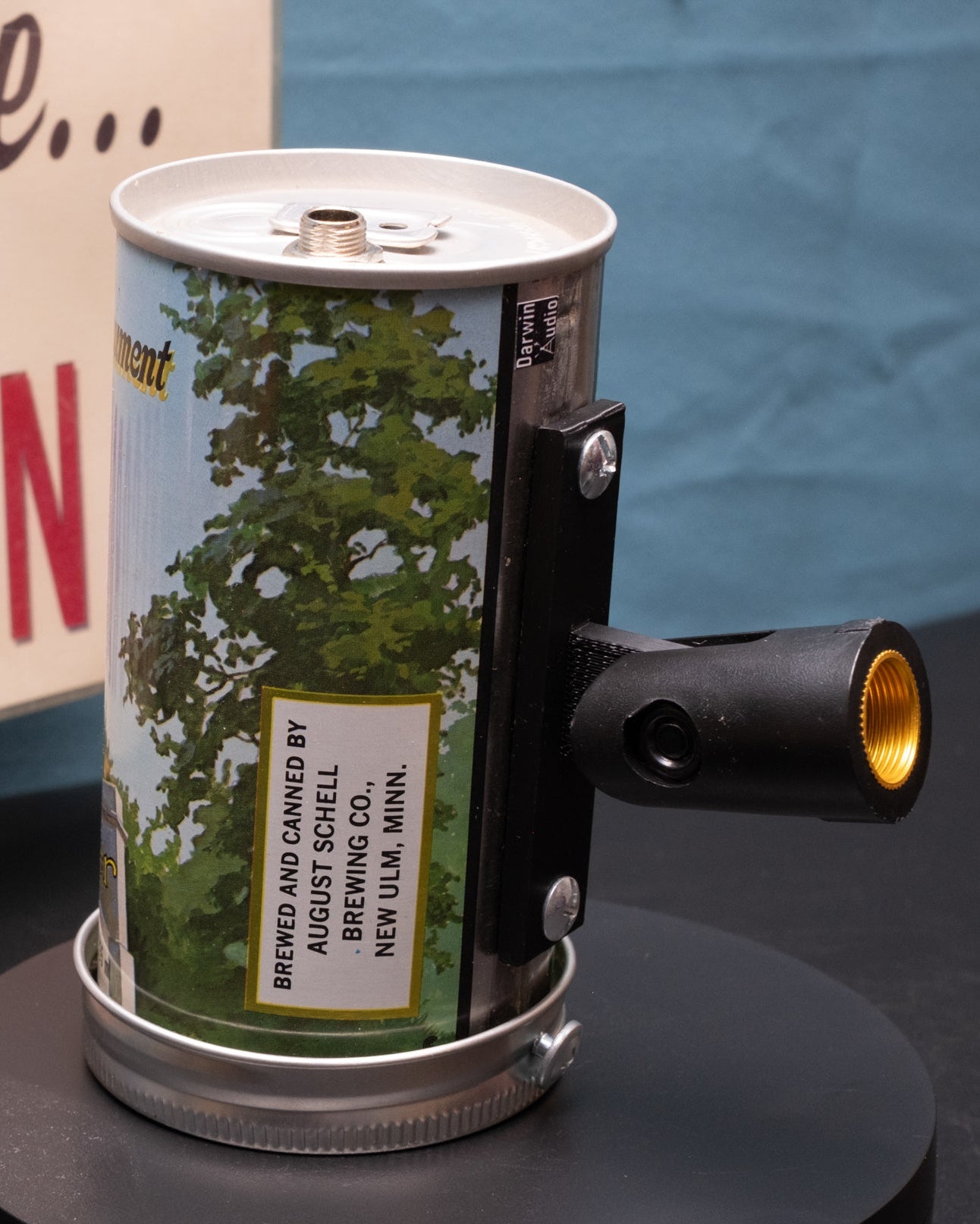 Lo Fi Beer Can Microphone - Minnesota Hermann's Monument