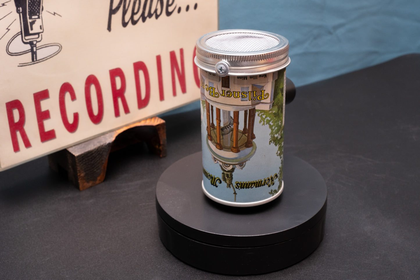 Lo Fi Beer Can Microphone - Minnesota Hermann's Monument