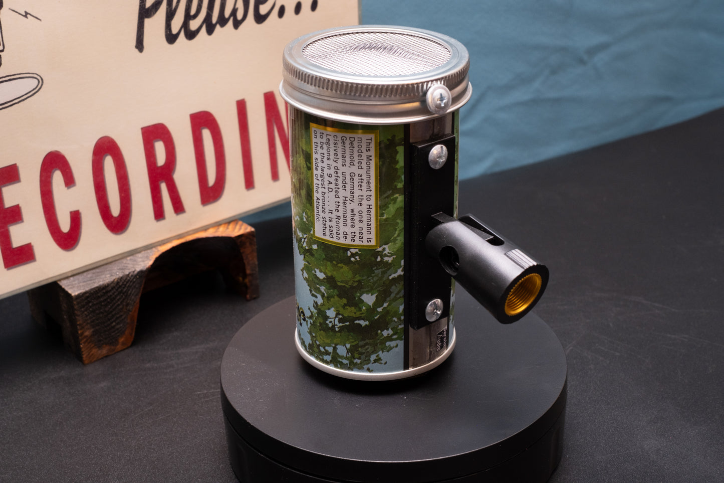 Lo Fi Beer Can Microphone - Minnesota Hermann's Monument