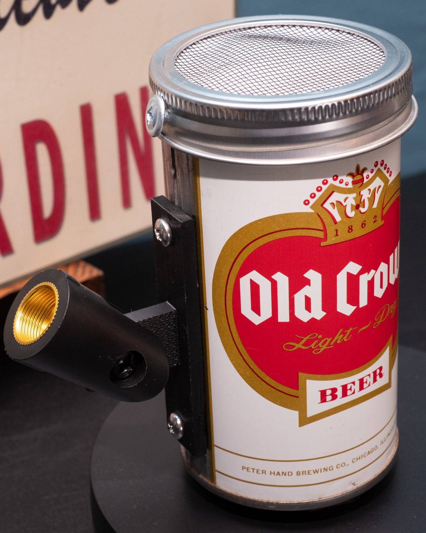 Lo Fi Beer Can Microphone - Chicago Old Crown