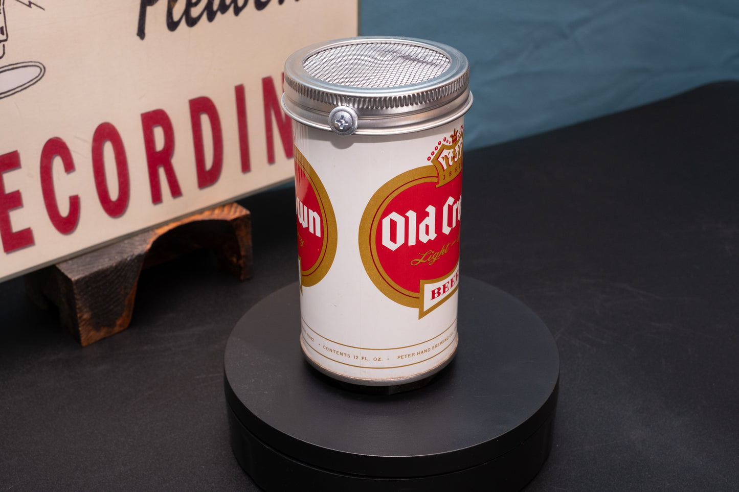 Lo Fi Beer Can Microphone - Chicago Old Crown