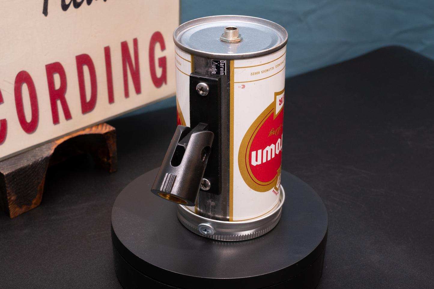 Lo Fi Beer Can Microphone - Chicago Old Crown