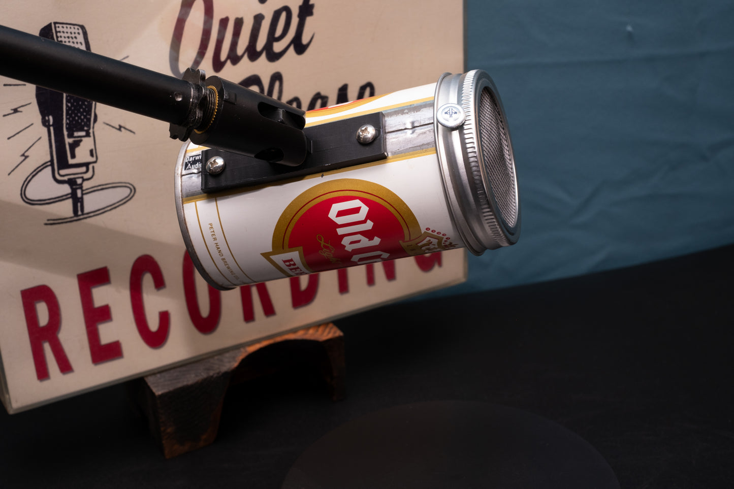 Lo Fi Beer Can Microphone - Chicago Old Crown