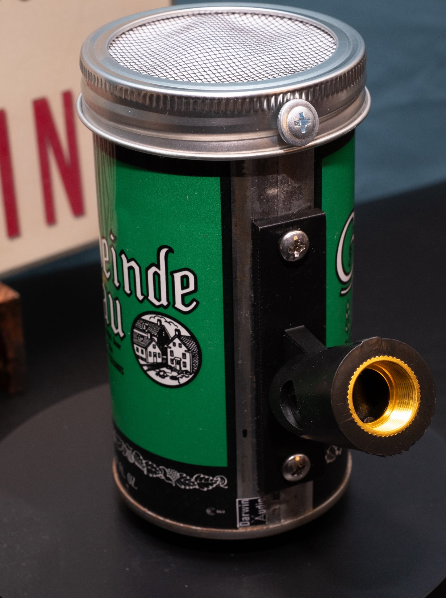 Lo Fi Beer Can Microphone - Gemeinde Brau