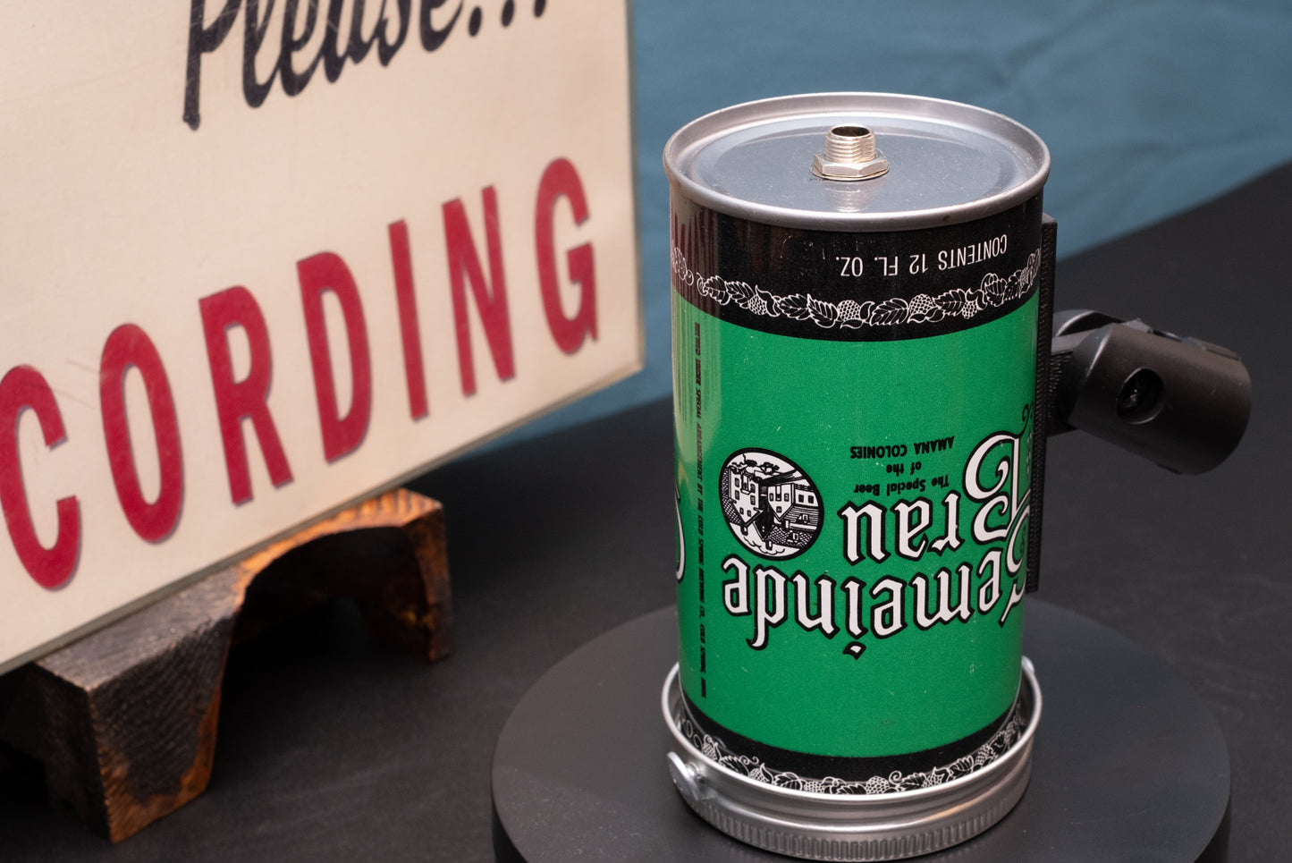 Lo Fi Beer Can Microphone - Gemeinde Brau