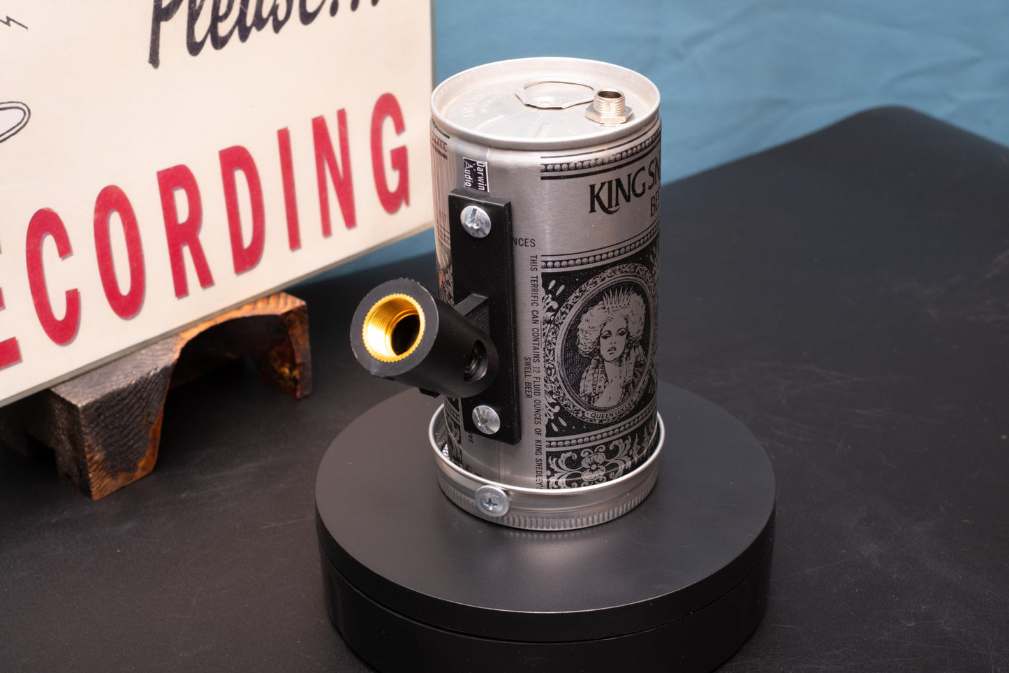 Lo Fi Beer Can Microphone - King Snedley