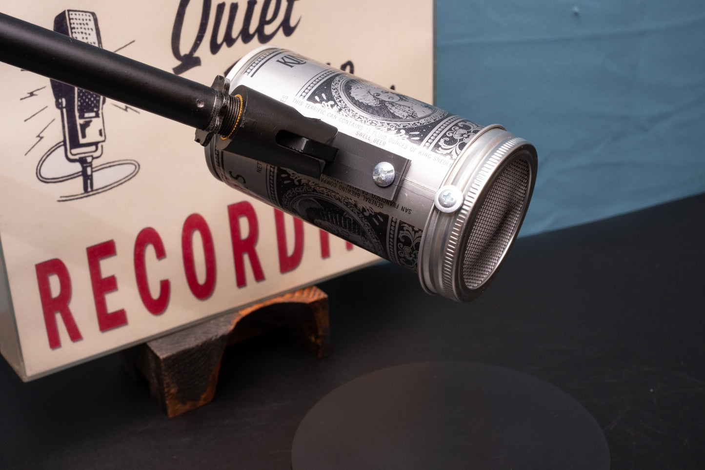 Lo Fi Beer Can Microphone - King Snedley