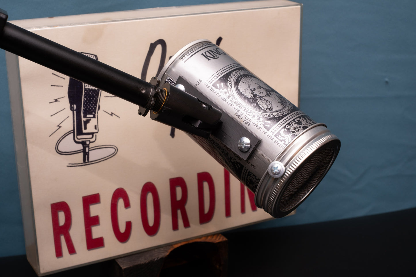 Lo Fi Beer Can Microphone - King Snedley