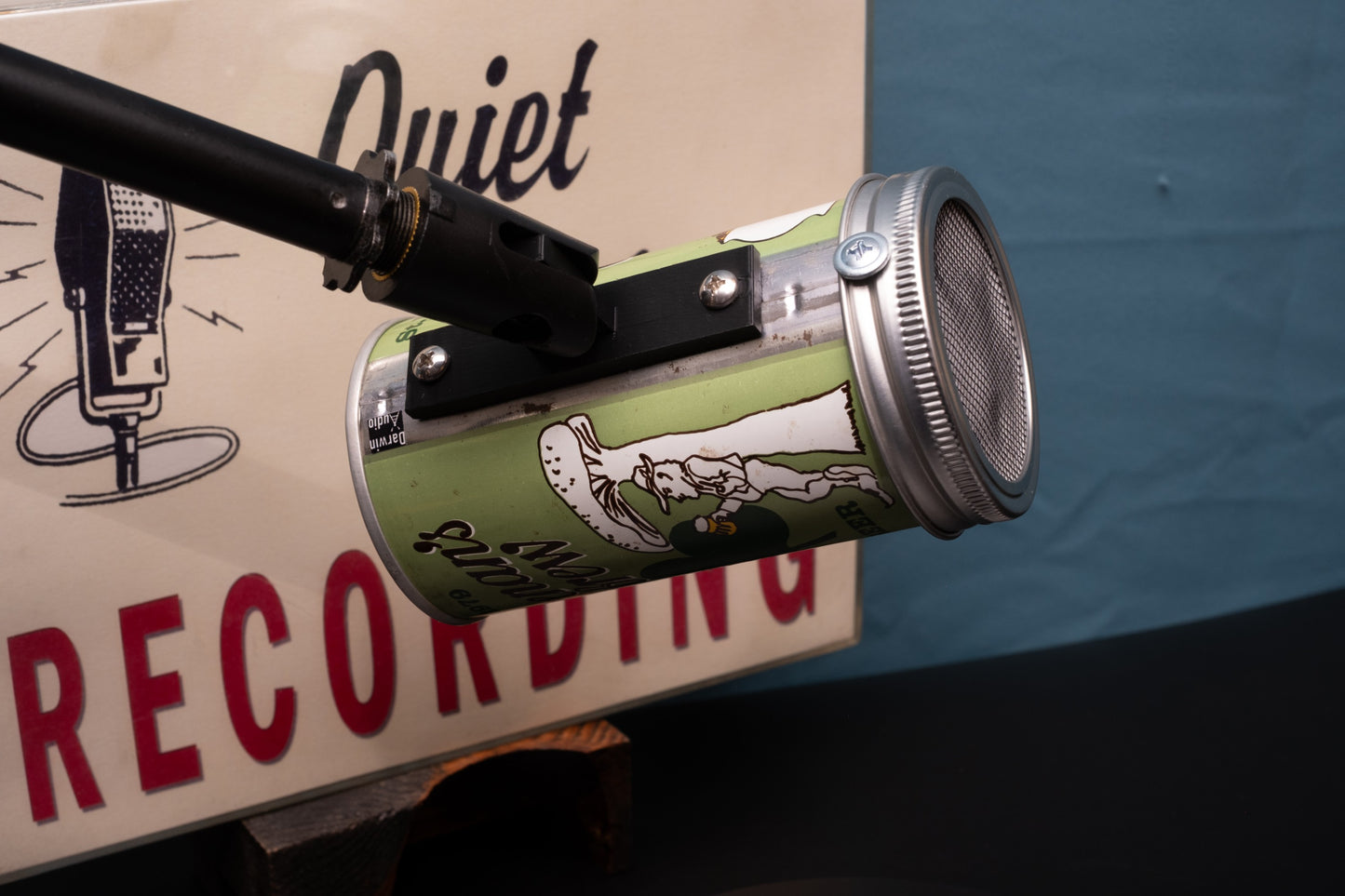 Lo Fi Beer Can Microphone - St. Patrick O'Keenan's Erinbrew Leprechaun