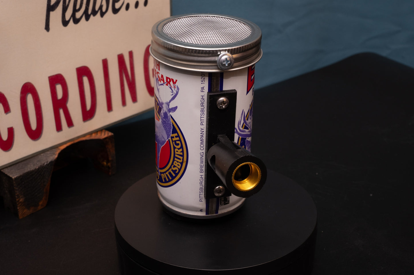 Lo Fi Beer Can Microphone - 100th Year Elks Lodge