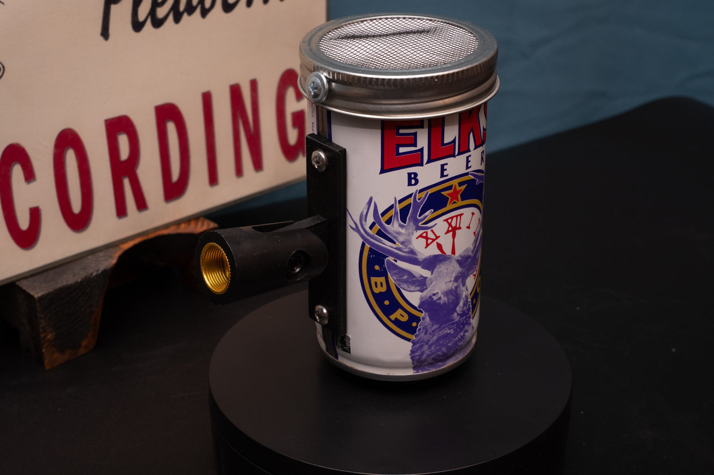 Lo Fi Beer Can Microphone - 100th Year Elks Lodge
