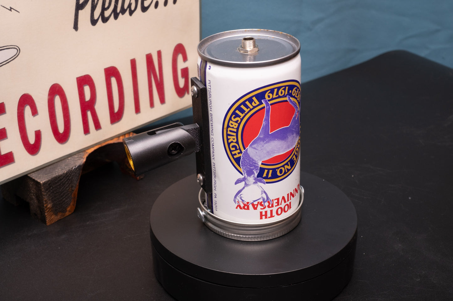 Lo Fi Beer Can Microphone - 100th Year Elks Lodge