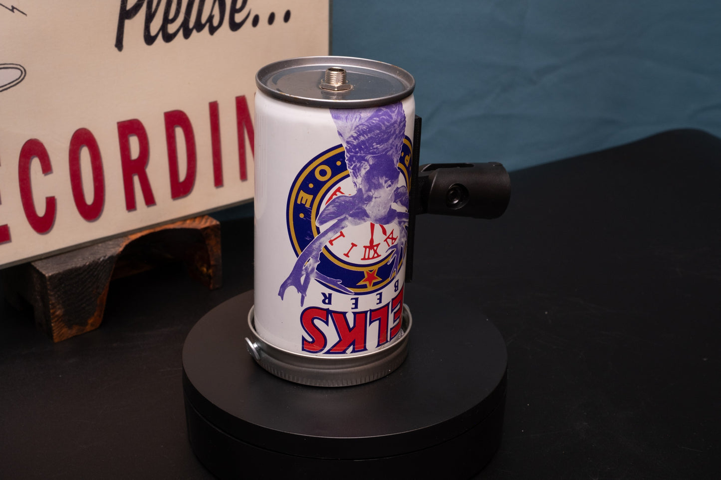 Lo Fi Beer Can Microphone - 100th Year Elks Lodge