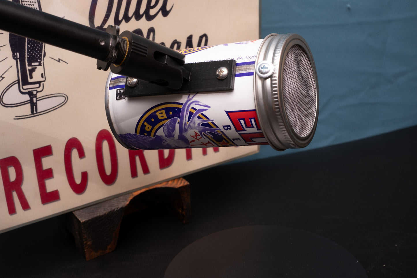 Lo Fi Beer Can Microphone - 100th Year Elks Lodge