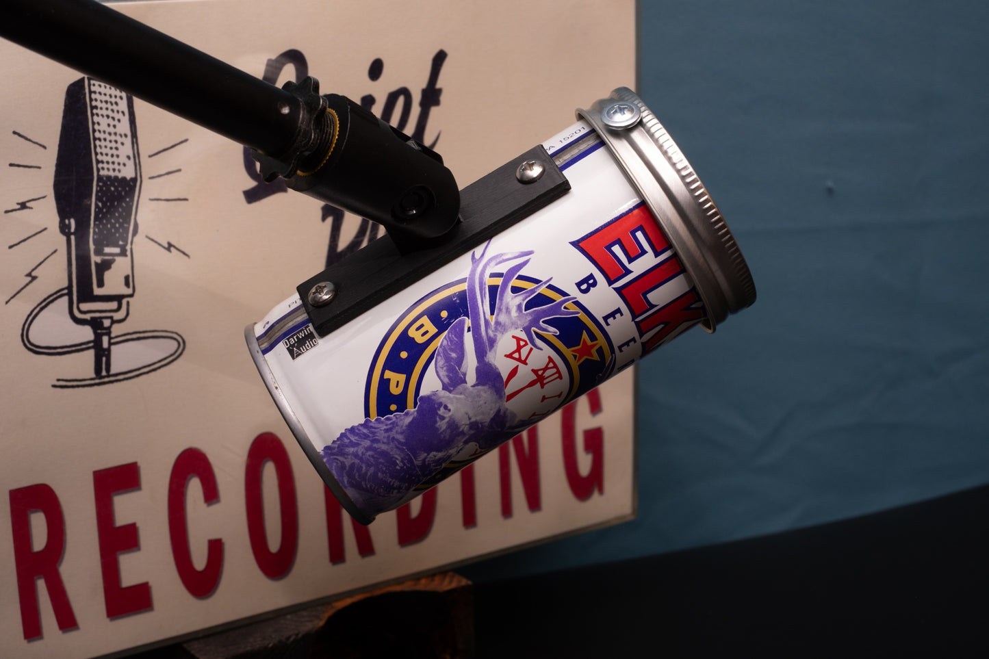 Lo Fi Beer Can Microphone - 100th Year Elks Lodge