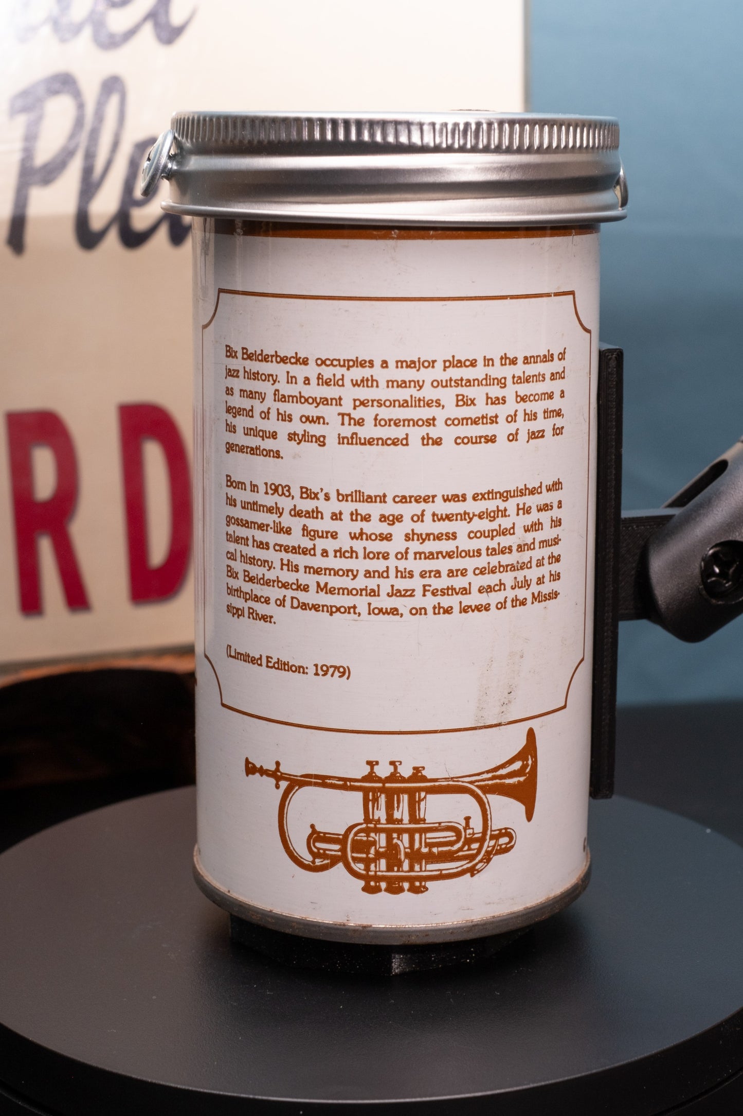 Lo Fi Beer Can Microphone - Trumpet Bix Beer