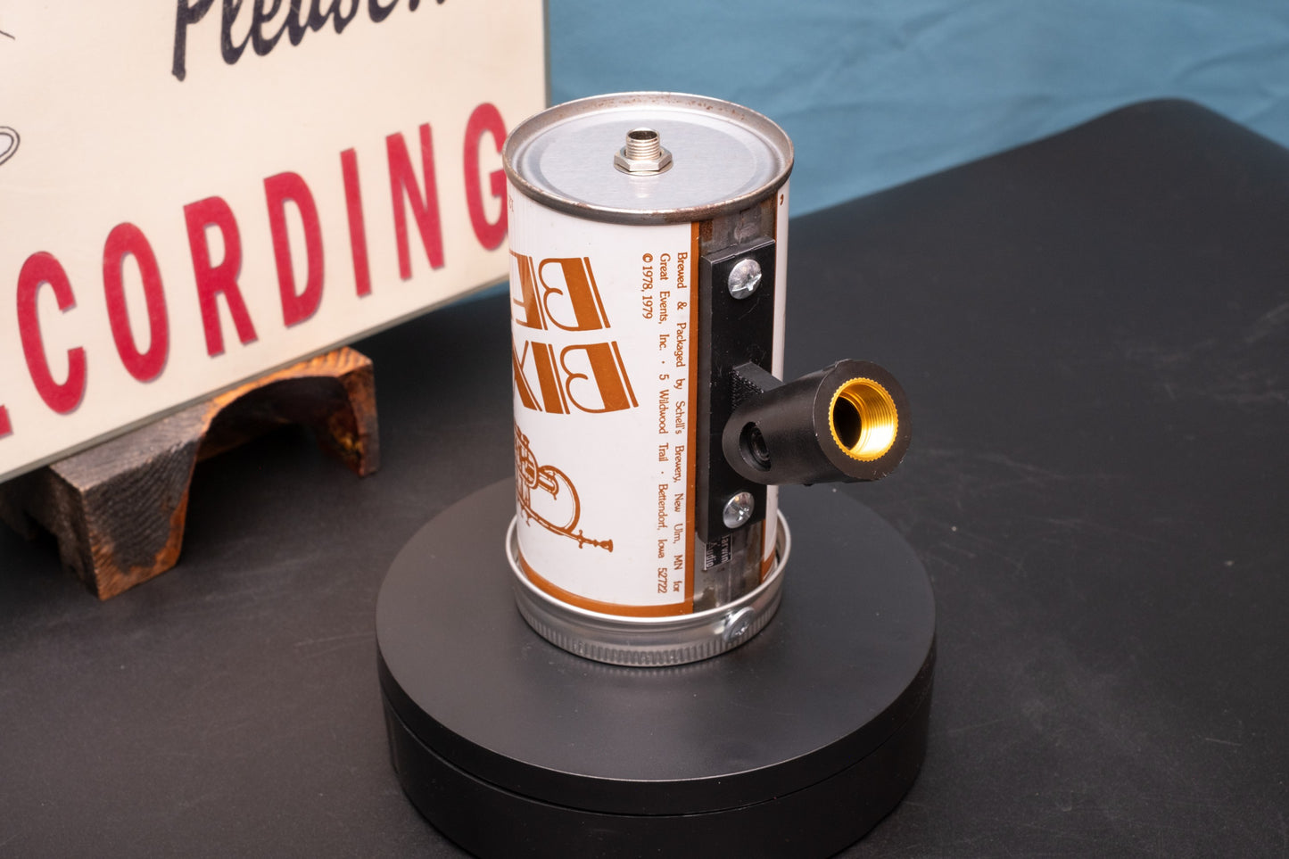 Lo Fi Beer Can Microphone - Trumpet Bix Beer