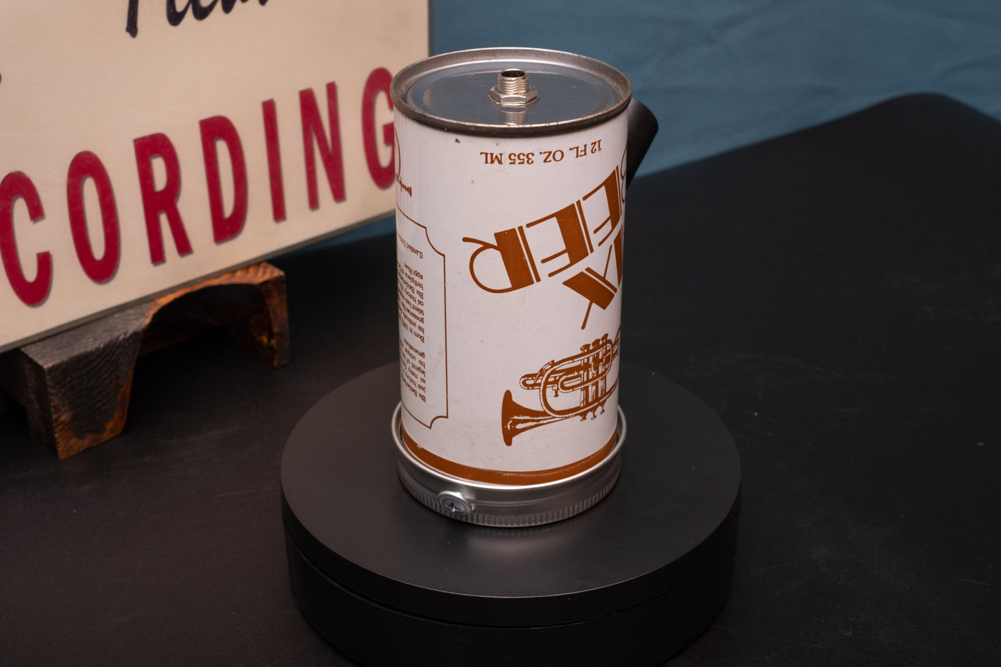 Lo Fi Beer Can Microphone - Trumpet Bix Beer