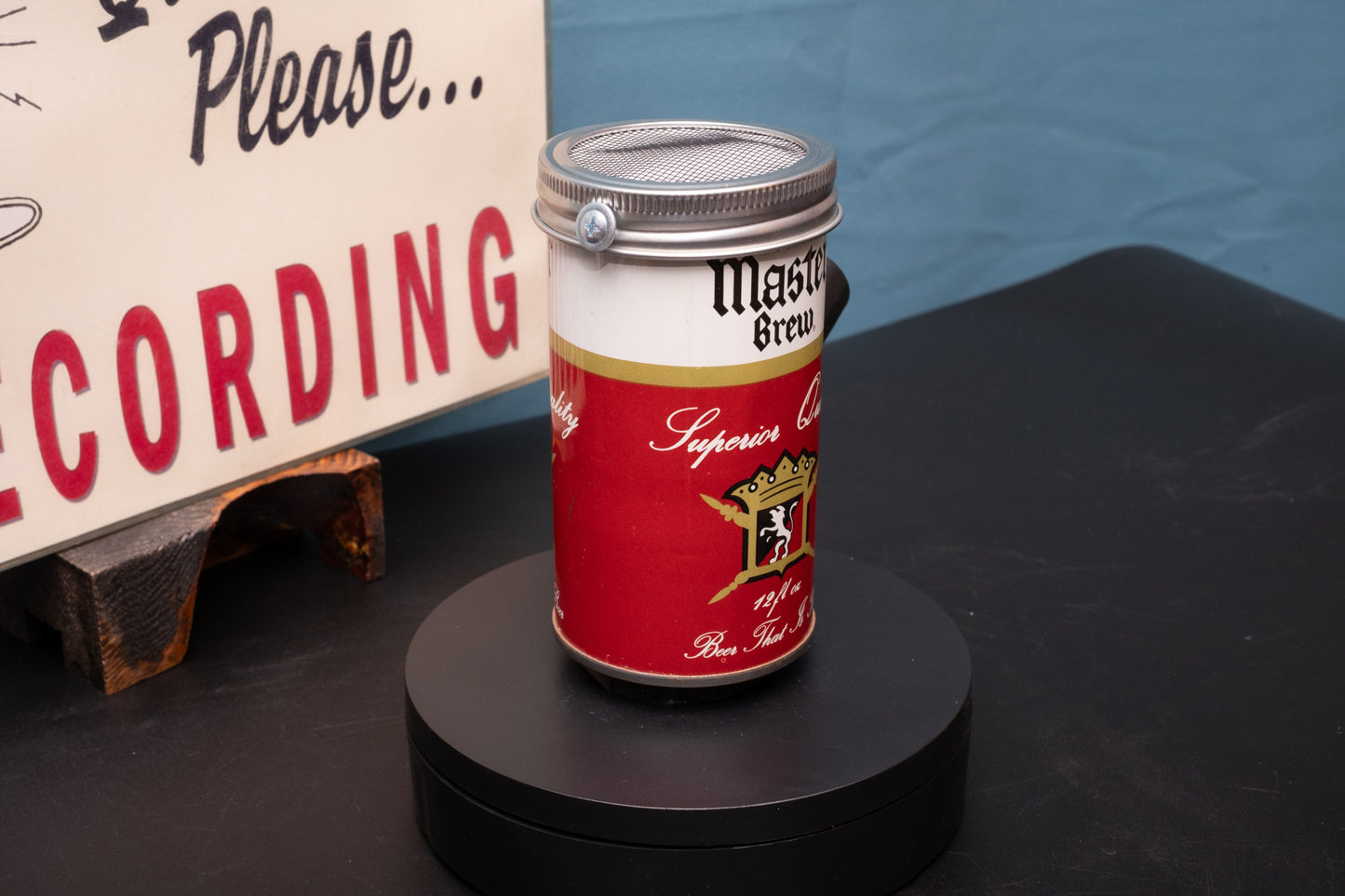 Lo Fi Beer Can Microphone - Master Brew