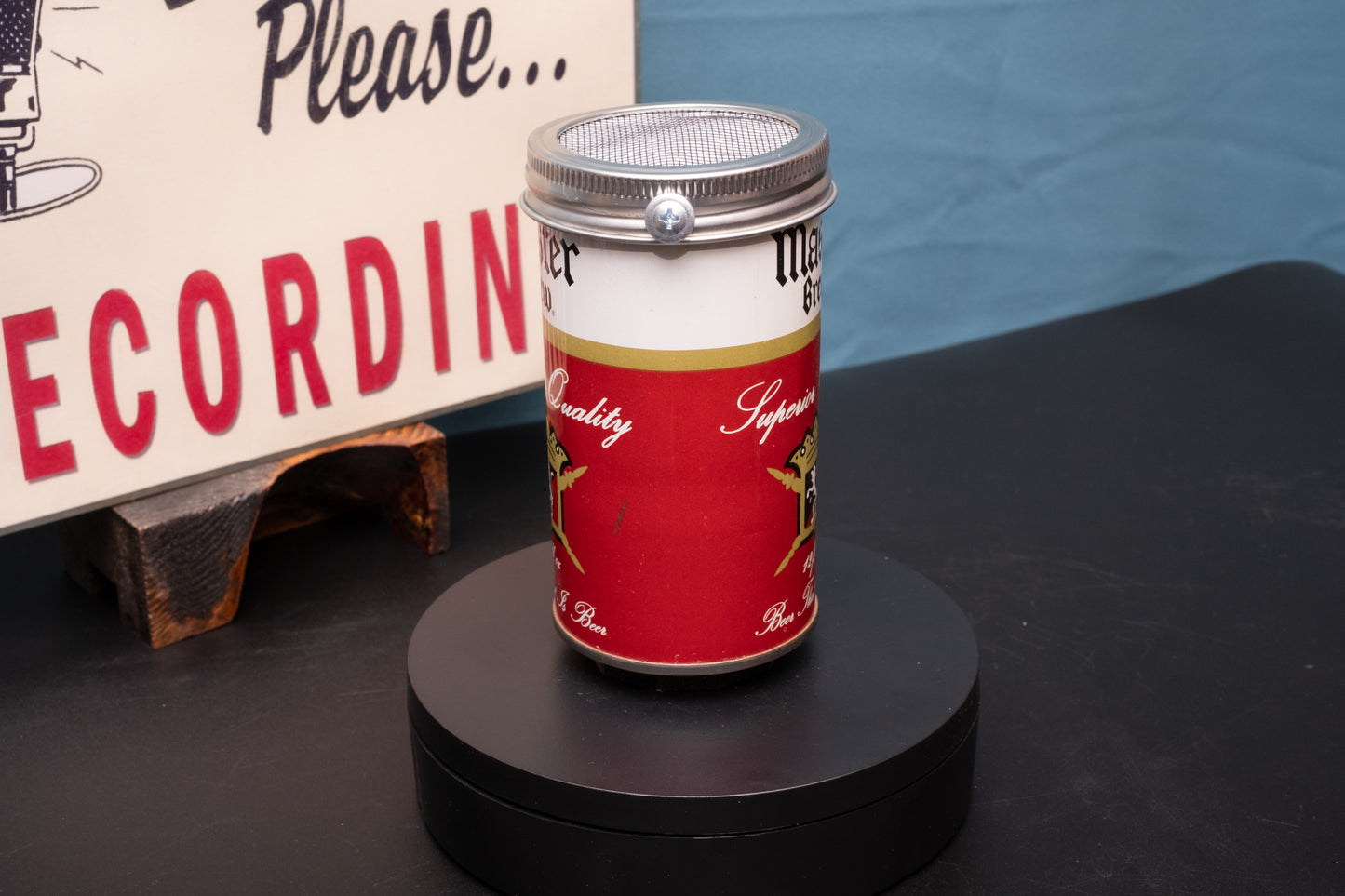 Lo Fi Beer Can Microphone - Master Brew