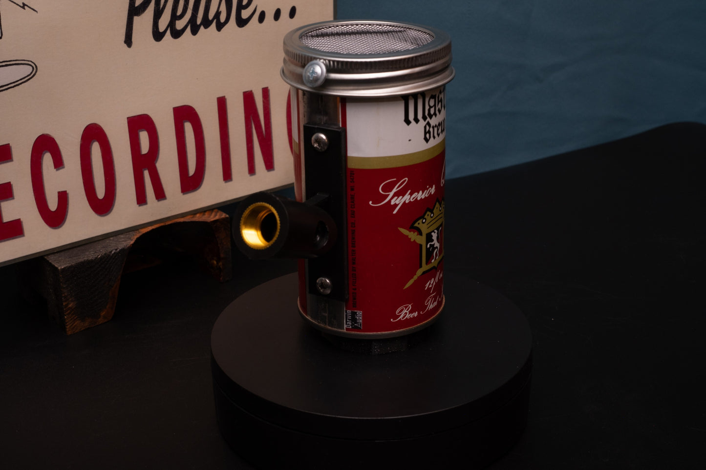 Lo Fi Beer Can Microphone - Master Brew