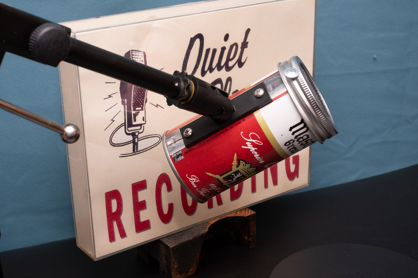 Lo Fi Beer Can Microphone - Master Brew