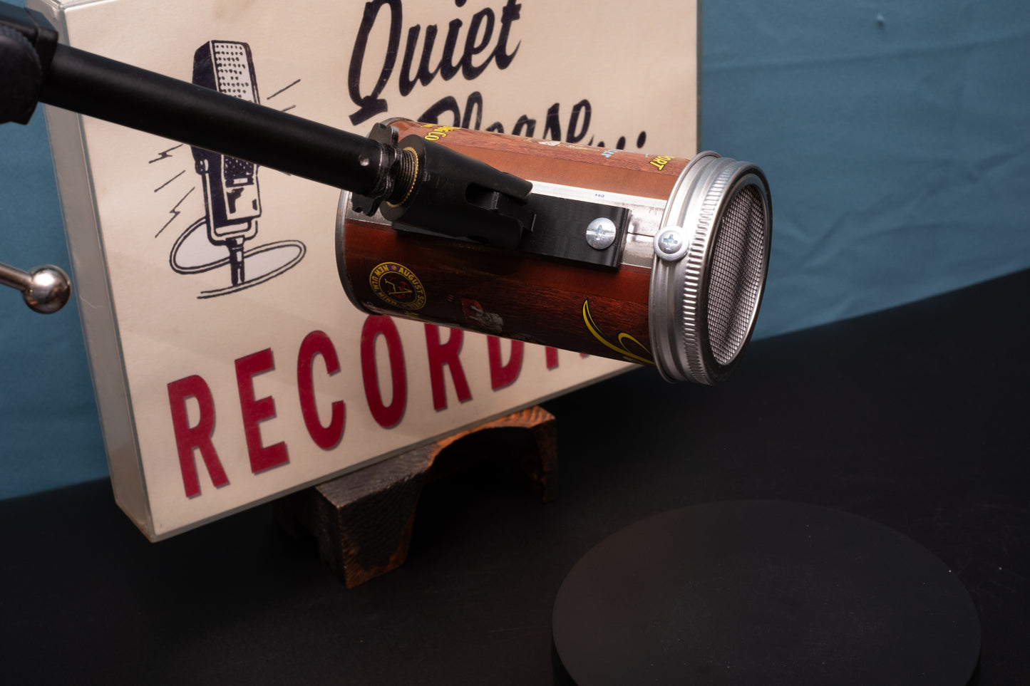 Lo Fi Beer Can Microphone - Schell's Old Man Acoustic Guitar