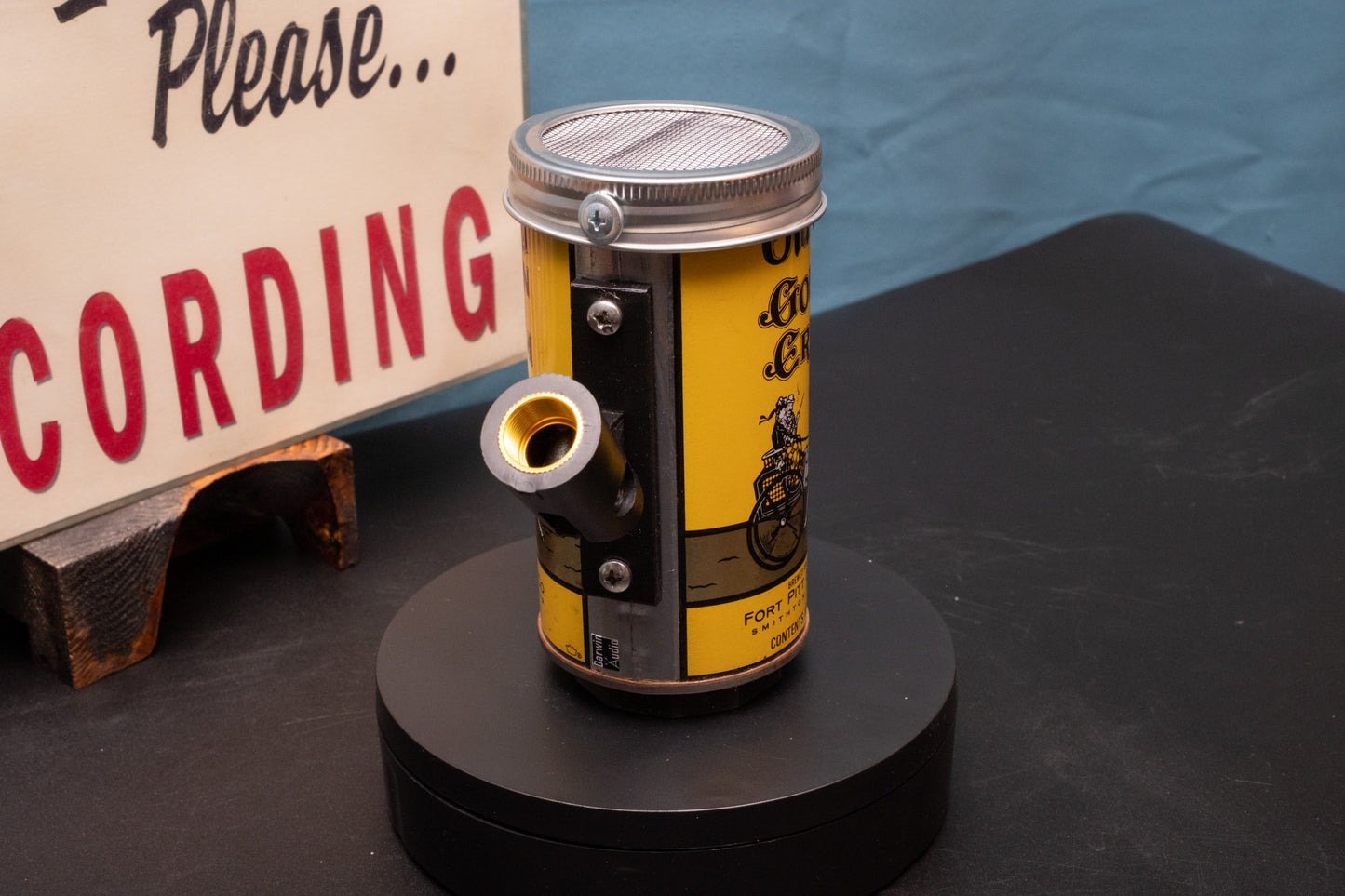 Lo Fi Beer Can Microphone - Old Shay Golden Cream Ale