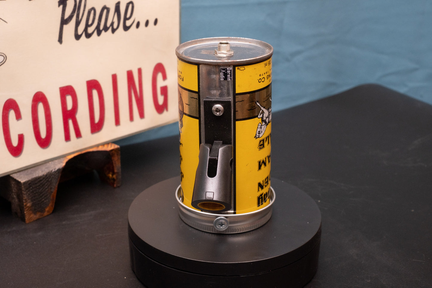 Lo Fi Beer Can Microphone - Old Shay Golden Cream Ale