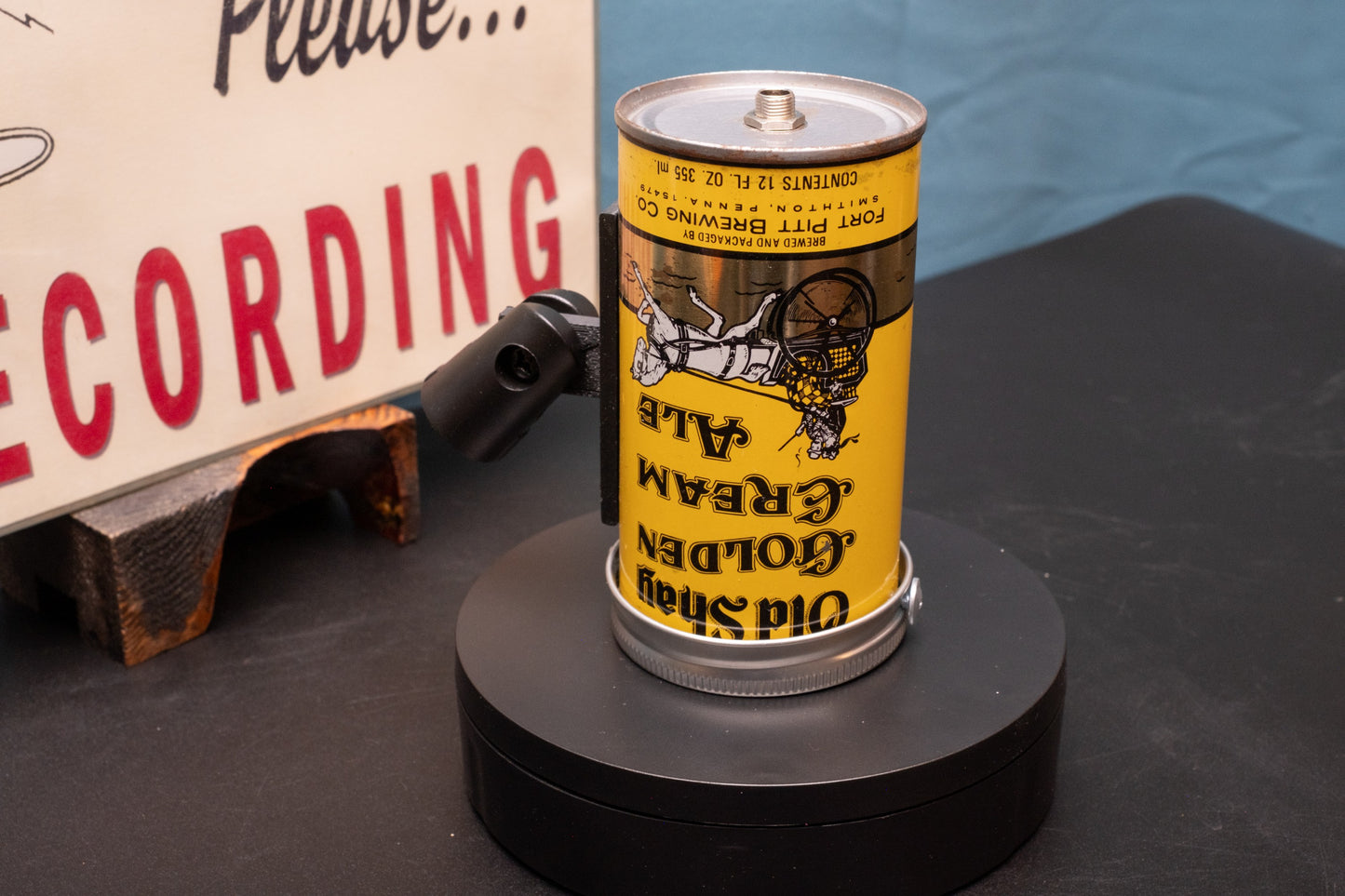 Lo Fi Beer Can Microphone - Old Shay Golden Cream Ale