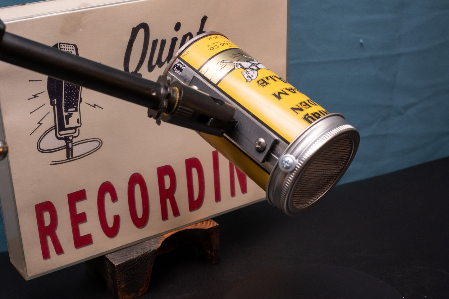 Lo Fi Beer Can Microphone - Old Shay Golden Cream Ale