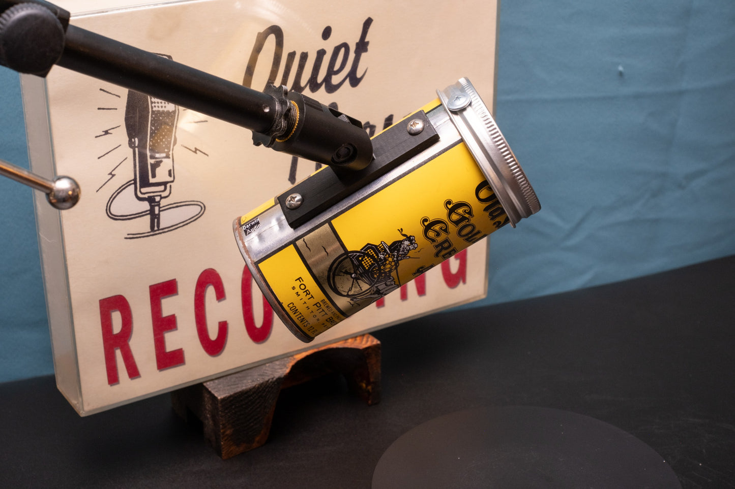 Lo Fi Beer Can Microphone - Old Shay Golden Cream Ale