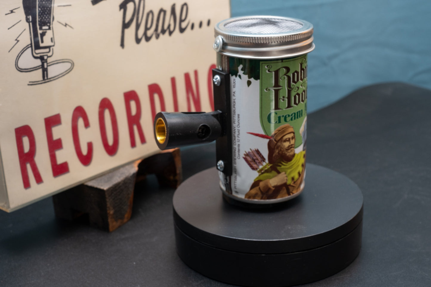 Lo Fi Beer Can Microphone - Robin Hood