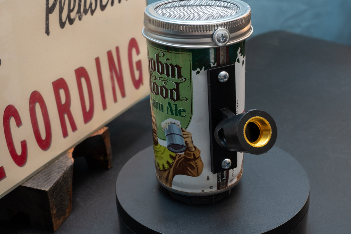 Lo Fi Beer Can Microphone - Robin Hood