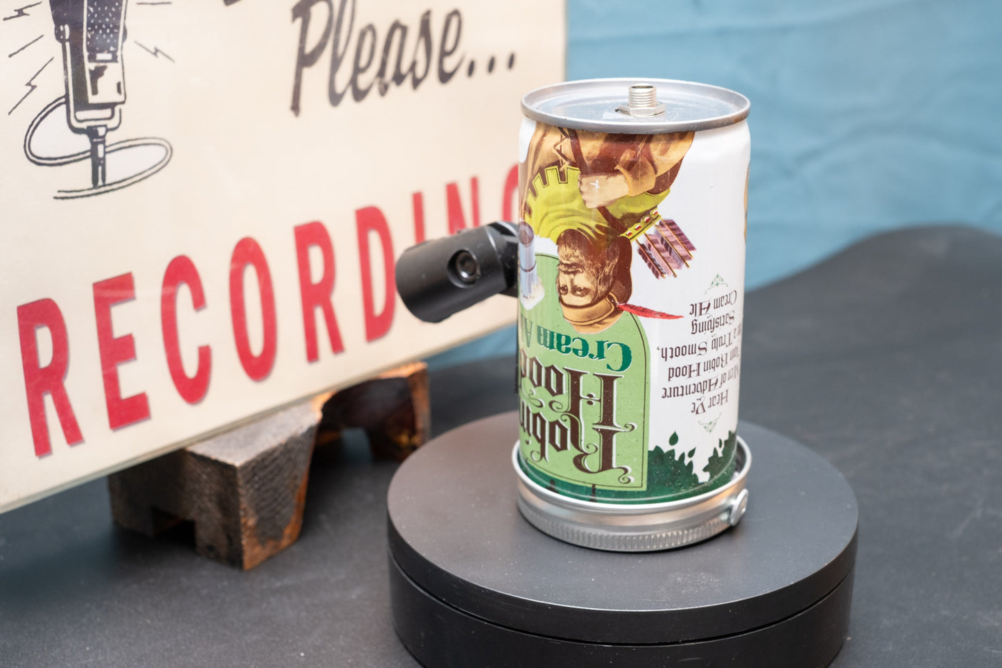 Lo Fi Beer Can Microphone - Robin Hood