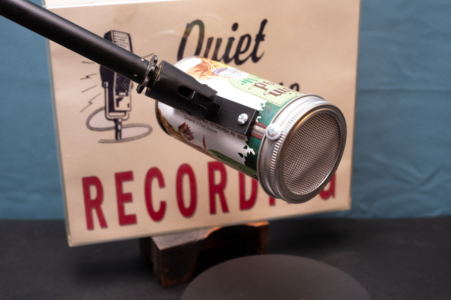 Lo Fi Beer Can Microphone - Robin Hood