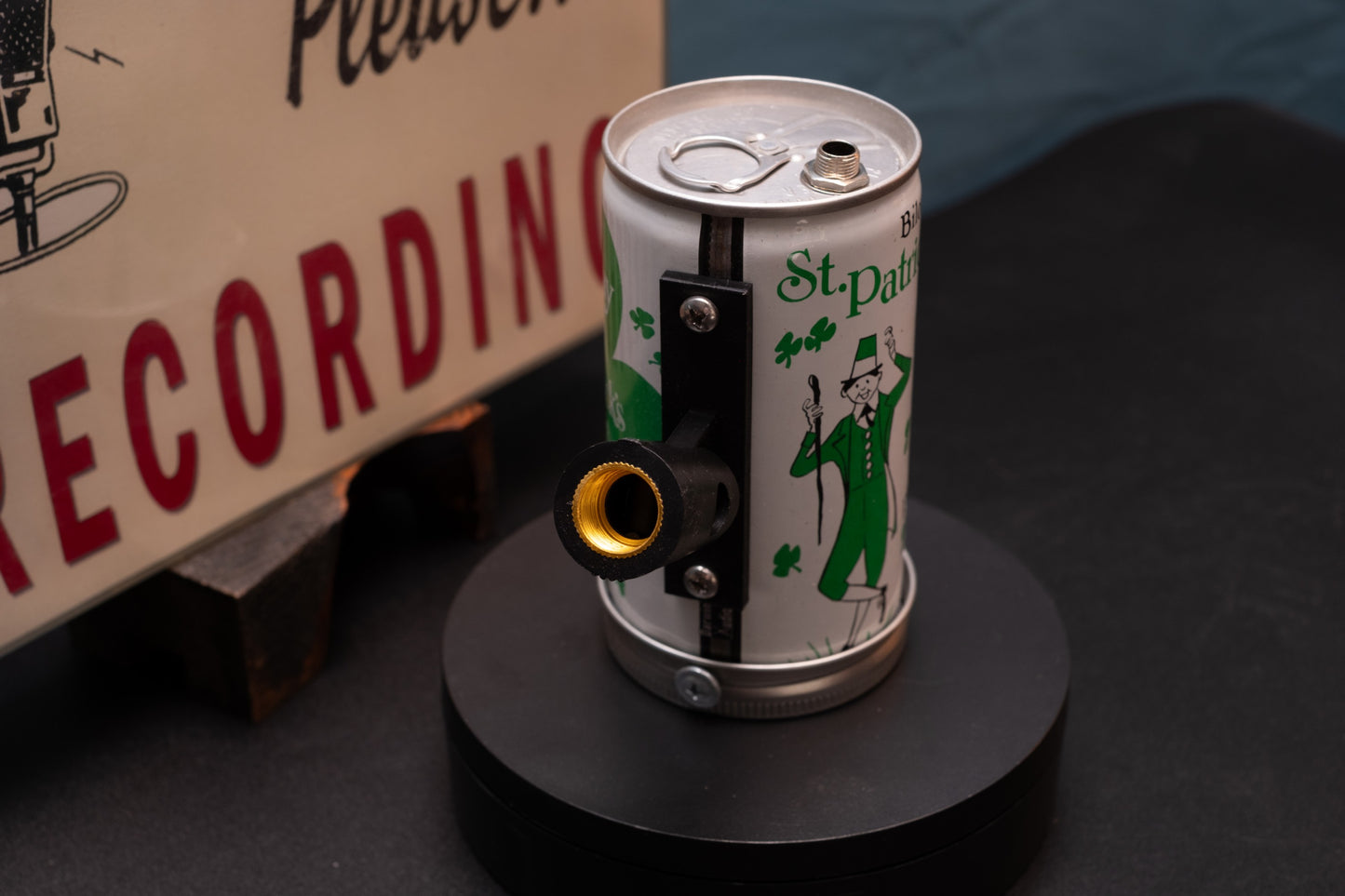 Lo Fi Beer Can Microphone - New Jersey Bilow 1981 St. Patrick's Day