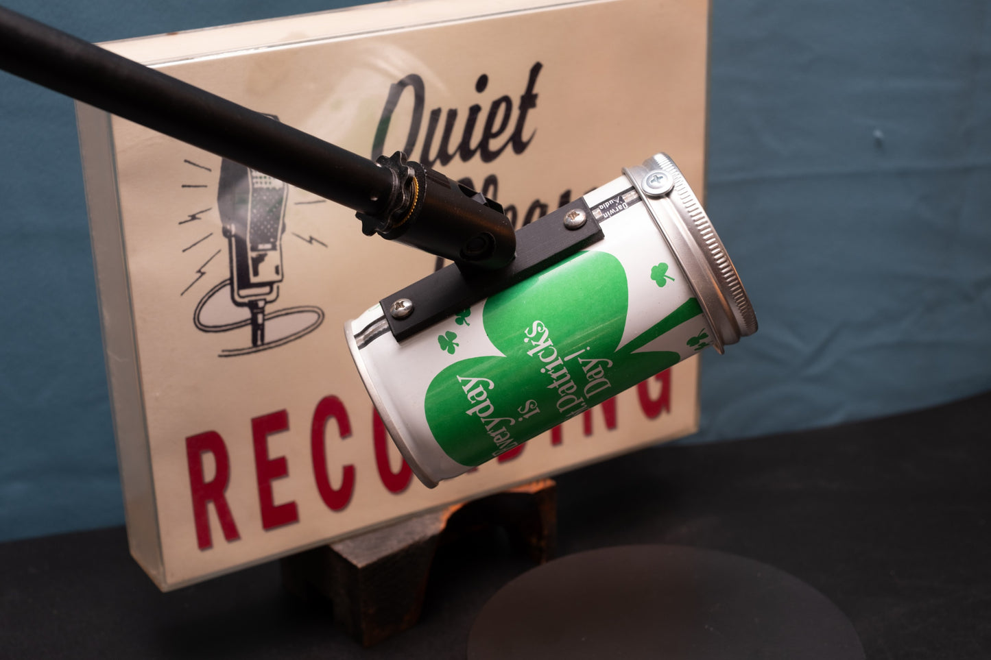 Lo Fi Beer Can Microphone - New Jersey Bilow 1981 St. Patrick's Day