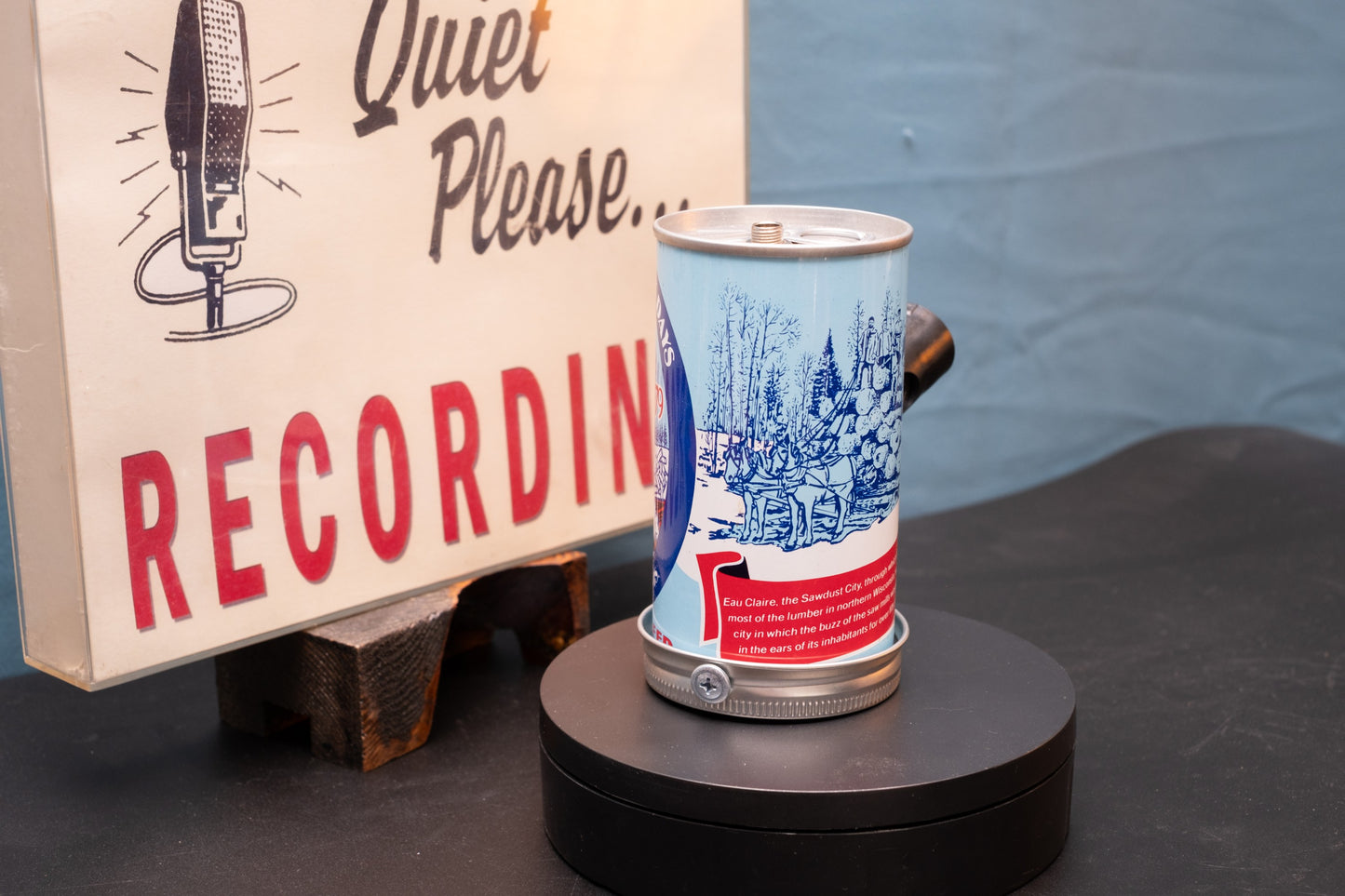 Lo Fi Beer Can Microphone - 1979 Sawdust City Days Lumberjack