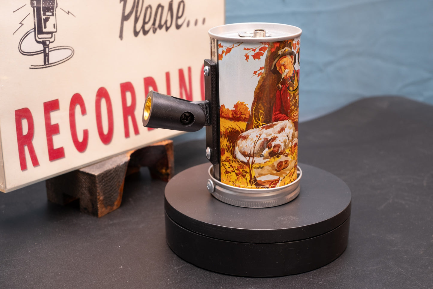 Lo Fi Beer Can Microphone - Schell's Hunter Special