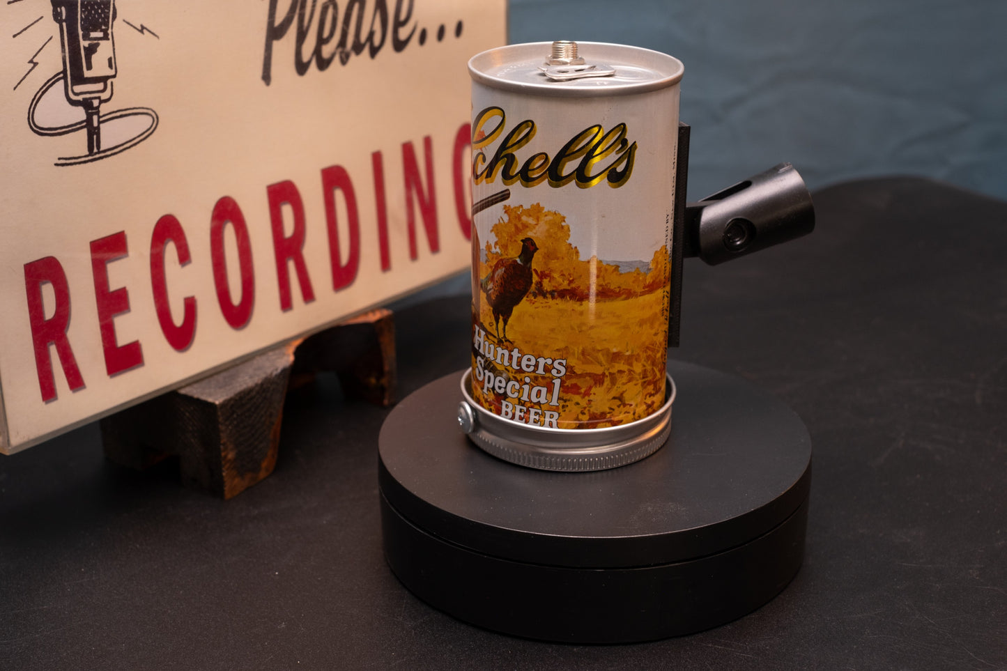 Lo Fi Beer Can Microphone - Schell's Hunter Special