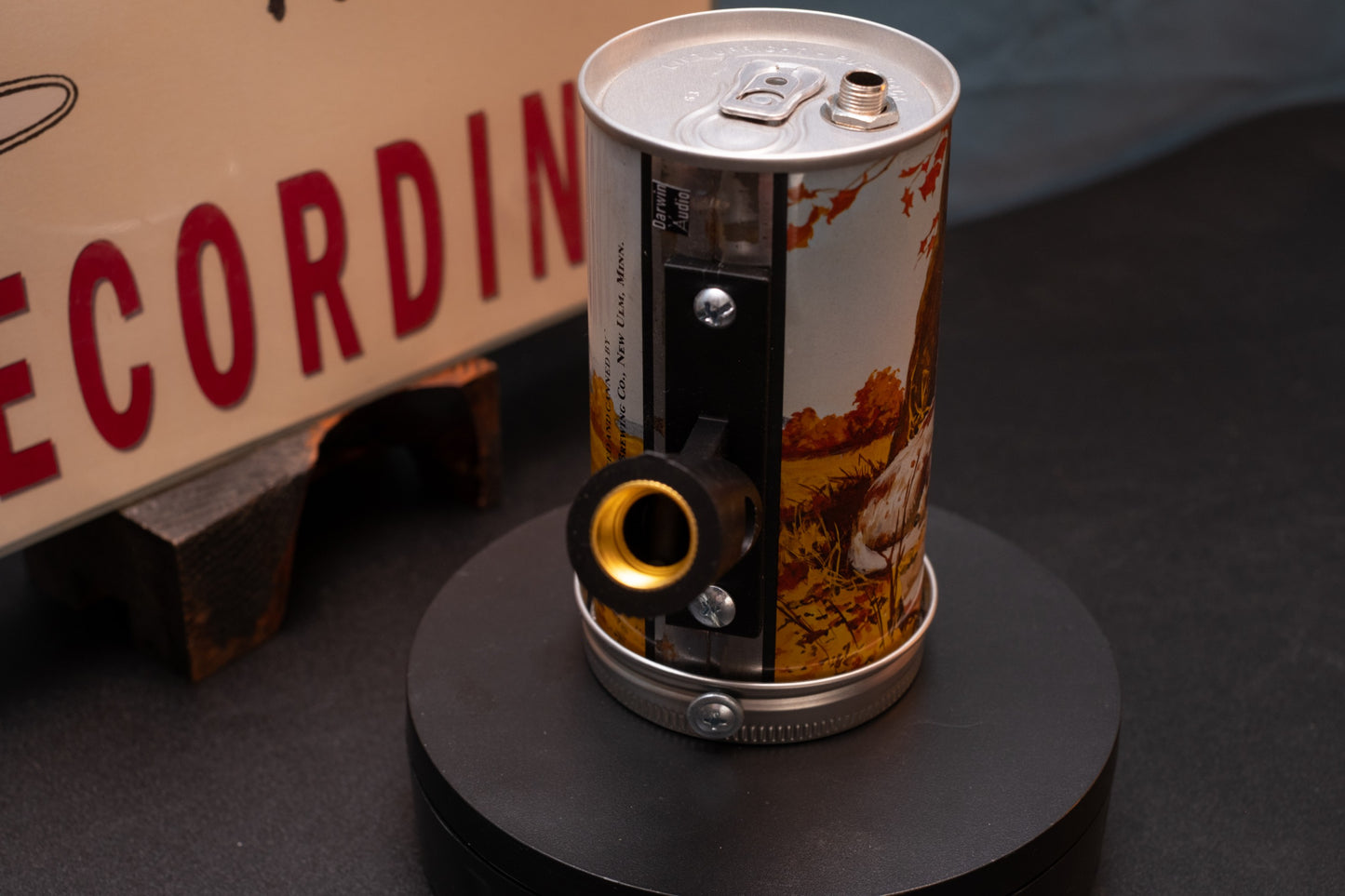 Lo Fi Beer Can Microphone - Schell's Hunter Special